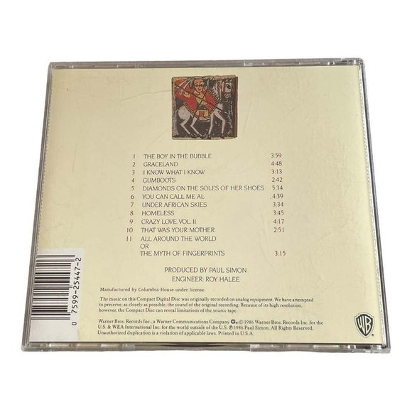 CD Paul Simon ‎- Graceland - Picture 2 of 2